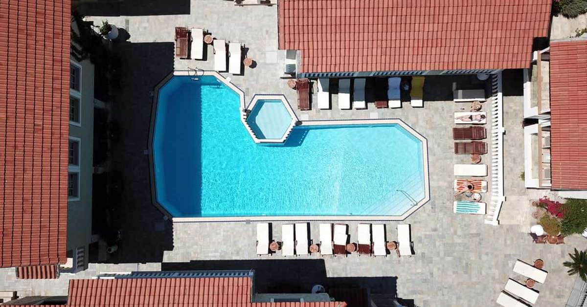Een foto van het zwembad bij Ino Village Hotel
