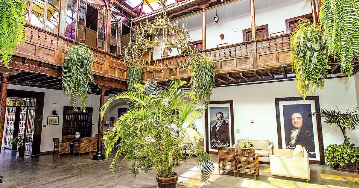 Een foto van het interieur van Hotel Marquesa