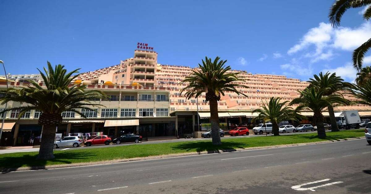 Een foto van de buitenkant van Appartementen Palm Garden