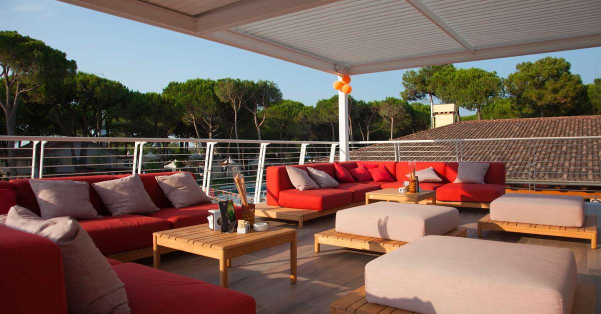 Een foto van het terras bij Camping Village Cavallino