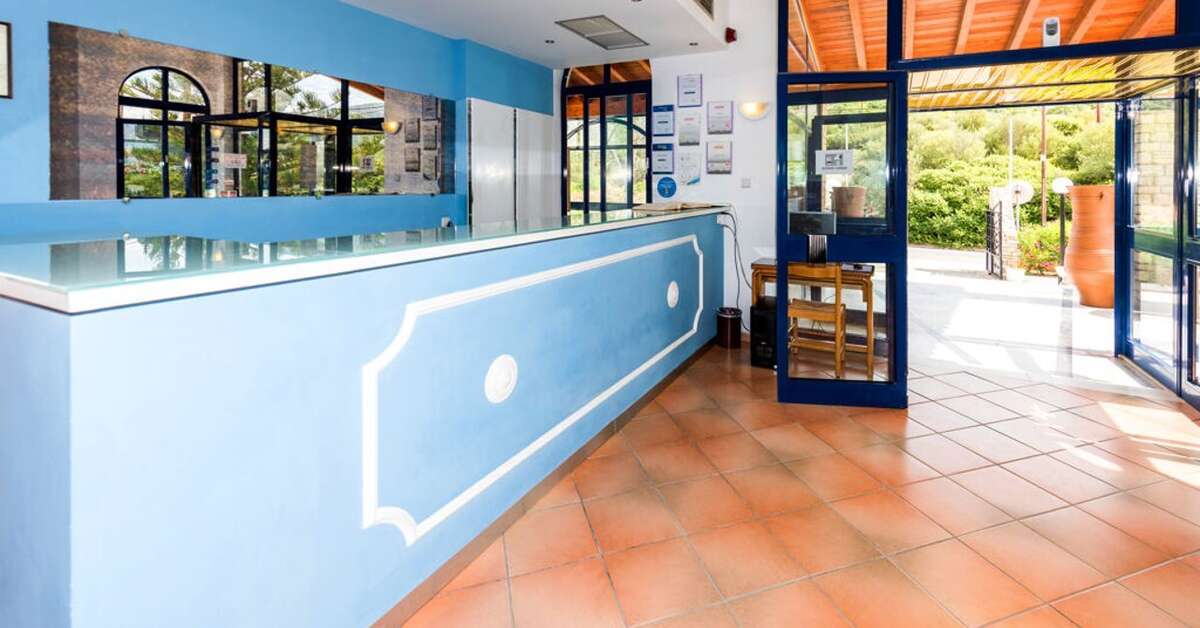 Een foto van het interieur van Hotel Saint Nicholas