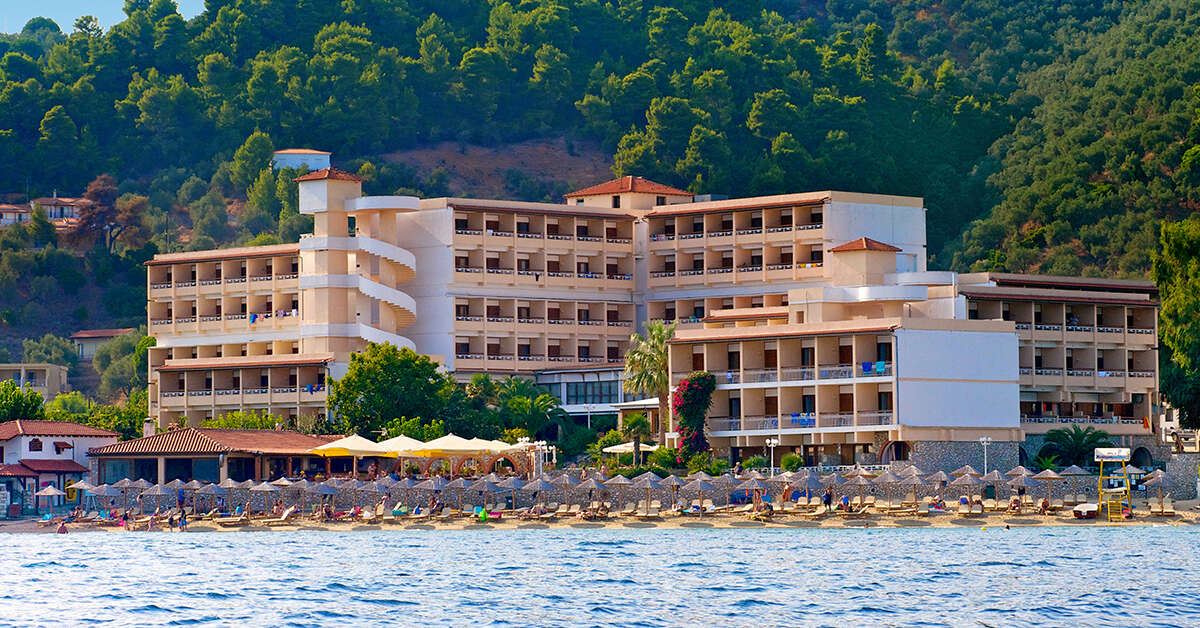 Een foto van de buitenkant van Esperides Beach Resort