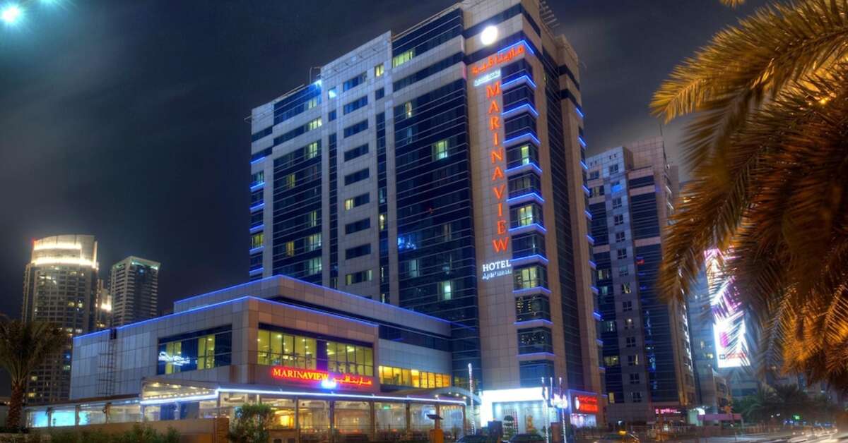Een foto van de buitenkant van Marina View Hotel Appartementen