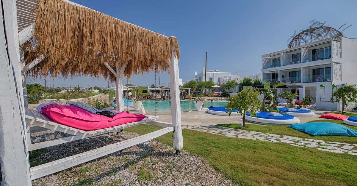 Een foto van het zwembad bij Kouros Exclusive Hotel