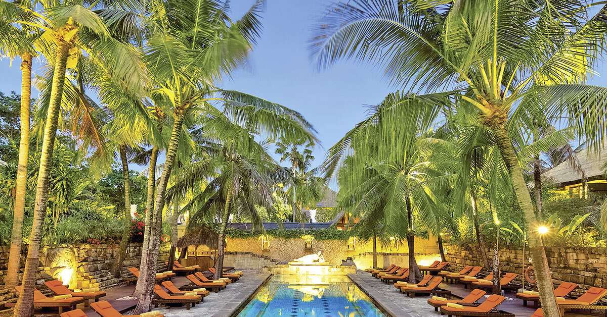 Een foto van het zwembad bij Novotel Bali Benoa