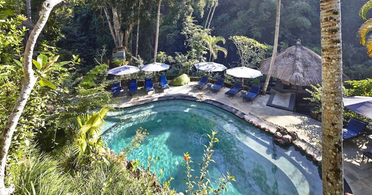 Een foto van een overzicht van Hotel Tjampuhan & Spa