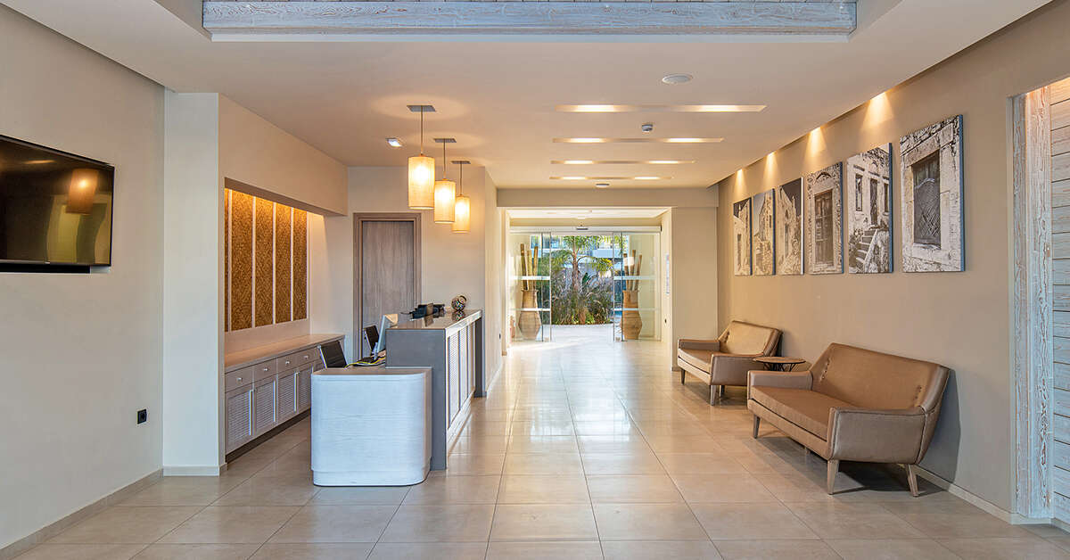 Een foto van het interieur van Oneiro Boutique Hotel
