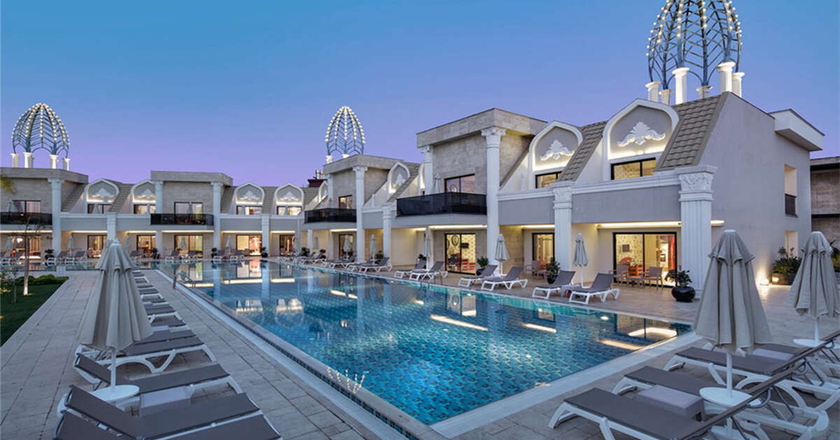 Een foto van het zwembad bij Granada Luxury Belek