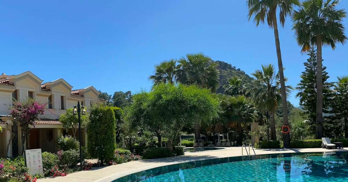 Een foto van het zwembad bij Dalyan Resort Hotel