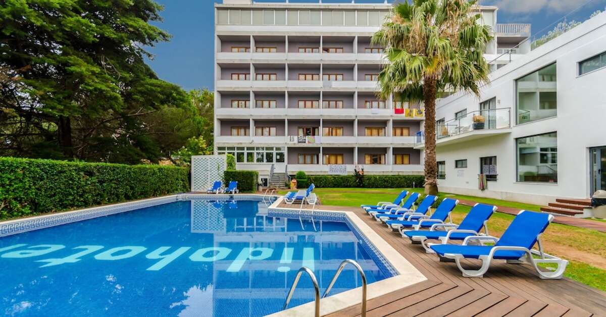 Een foto van het zwembad bij Hotel Lido