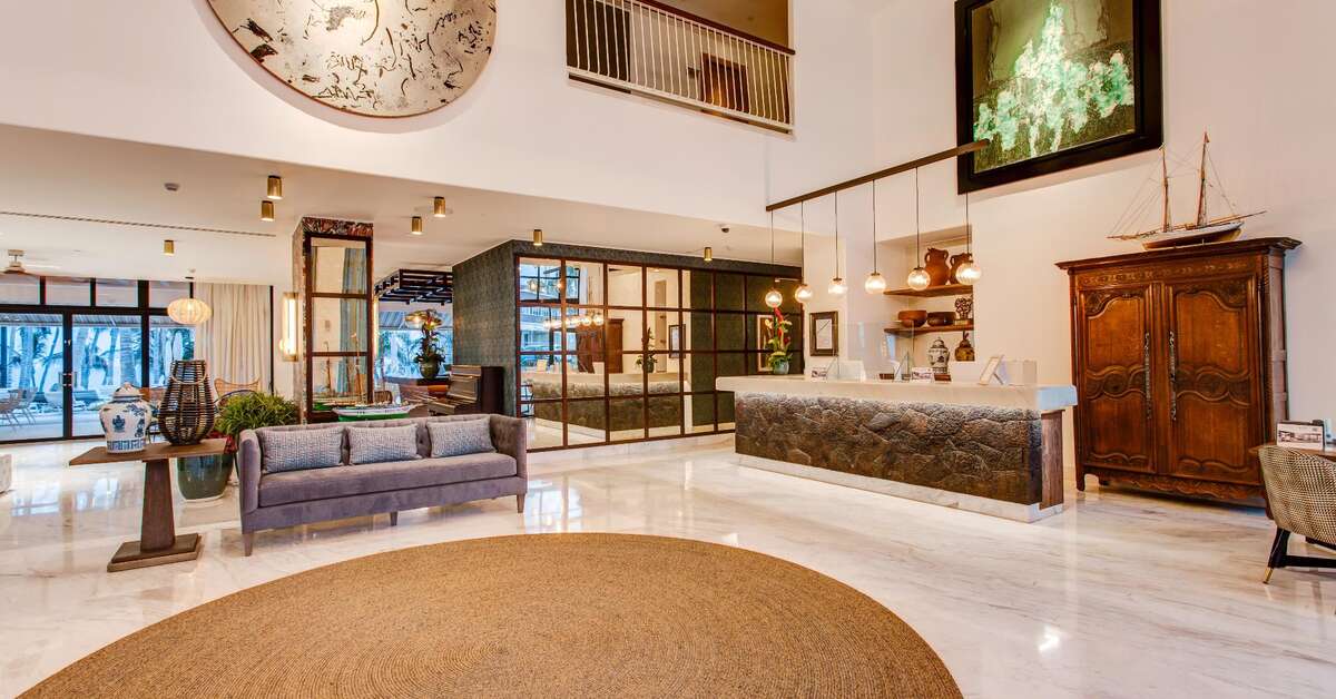 Een foto van het interieur van Hotel Los Fariones