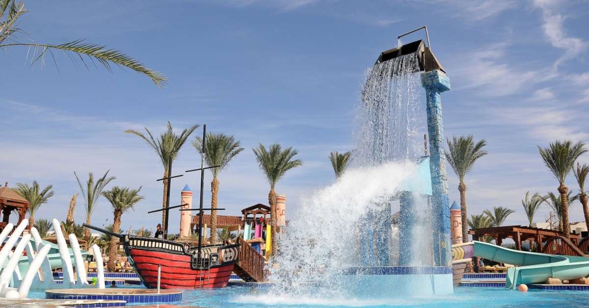 Ein Foto vom Pool im Sea Beach Aqua Park Resort