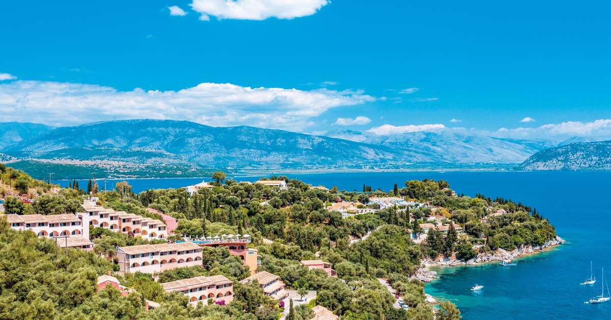 Ein Foto von der Außenansicht des San Antonio Corfu Resort