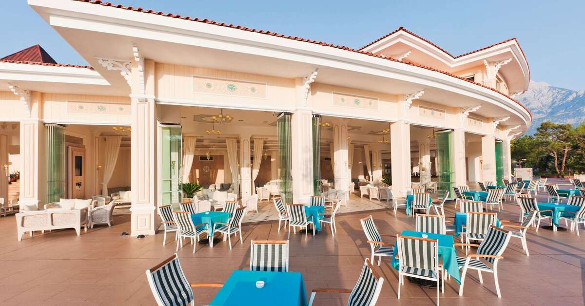 Een foto van het terras bij Hotel Gural Premier Tekirova