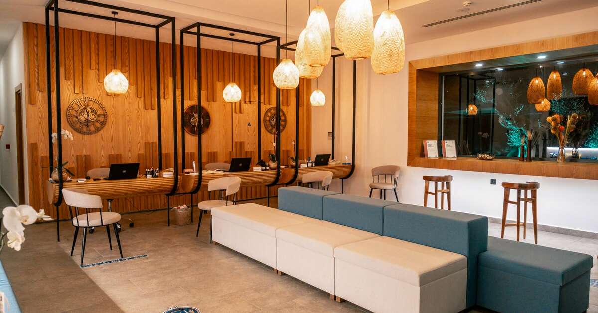 Een foto van het interieur van Blu Luxury Unique Hotel Oludeniz