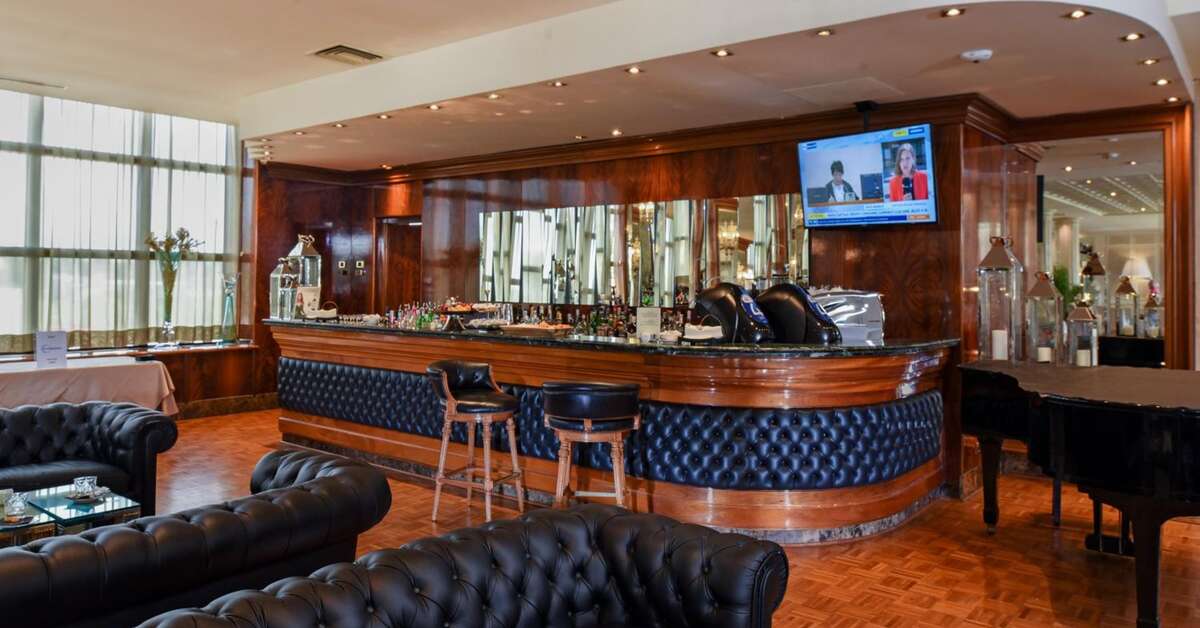 Een foto van de faciliteiten bij Hotel Leon d'Oro