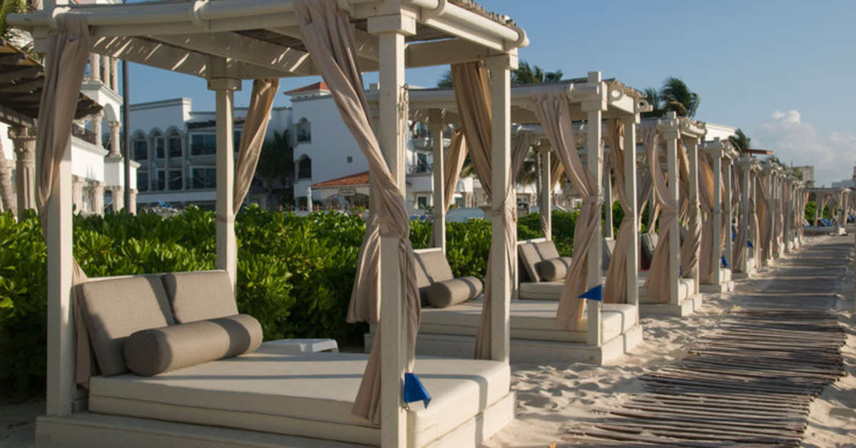 Een foto van het strand bij Hyatt Vivid Playa Del Carmen