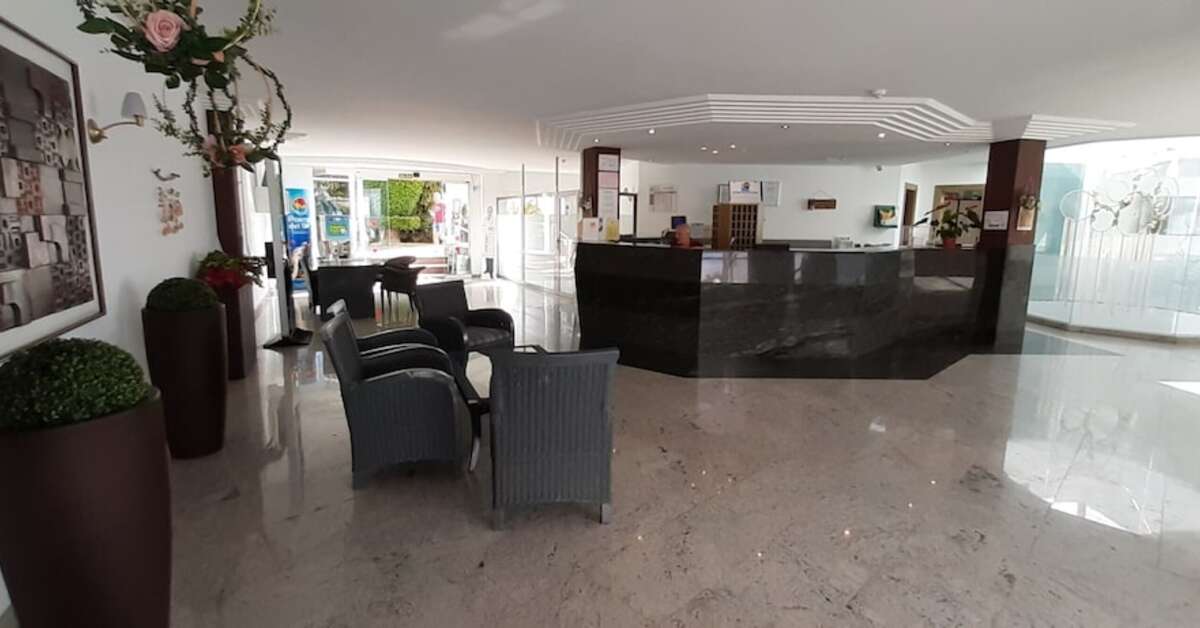 Een foto van het interieur van Appartementen Turbo Club
