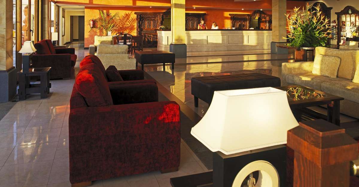 Een foto van het interieur van Regency Country Club Appartementen & Suites