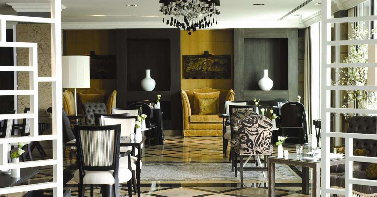 Een foto van het interieur van Grande Real Villa Italia Hotel & Spa