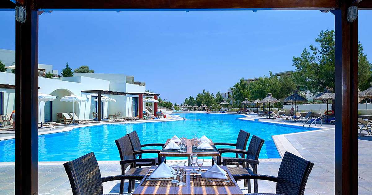 Een foto van het terras bij Labranda Miraluna Village & Spa