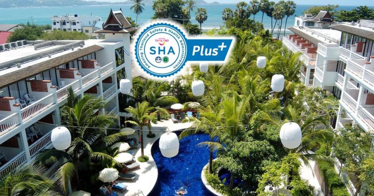 Een foto van het zwembad bij Sunset Beach Resort