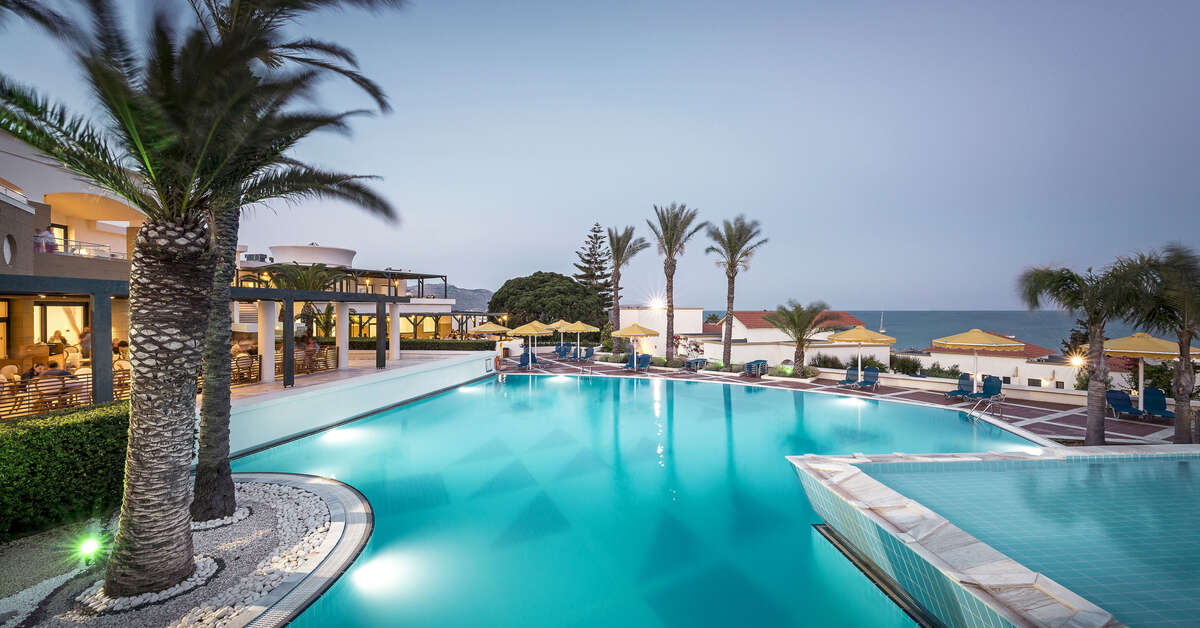 Ein Foto vom Pool im Mitsis Rodos Maris Resort & Spa