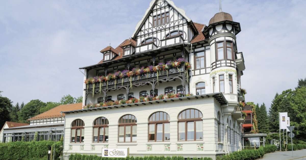 Een foto van de buitenkant van Bad Sachsa Göbel's Vital Hotel