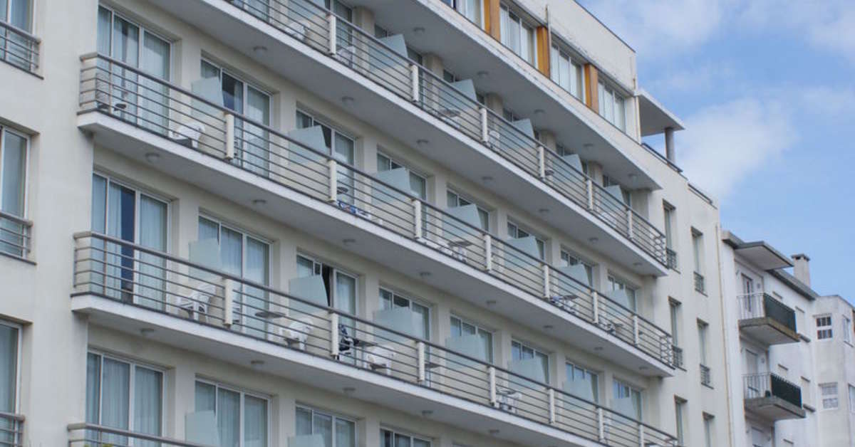 Ein Foto von der Außenansicht des Hotel Vila Nova