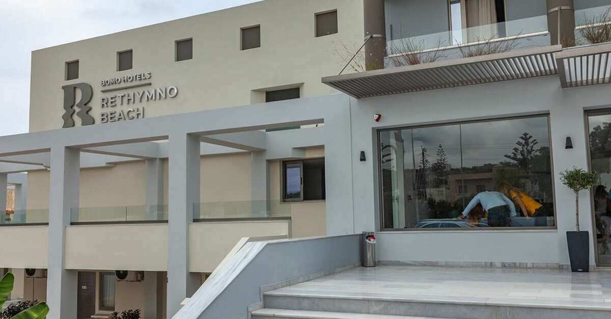 Een foto van de buitenkant van Harmony Rethymno Beach Hotel