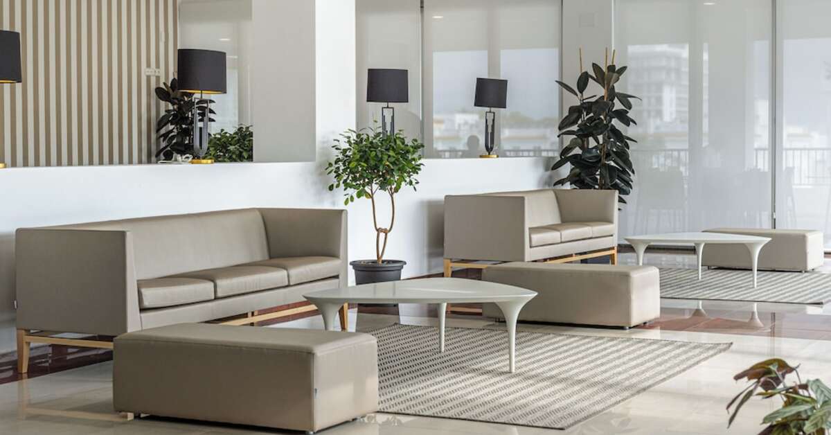 Een foto van het interieur van Hotel Vibra Riviera