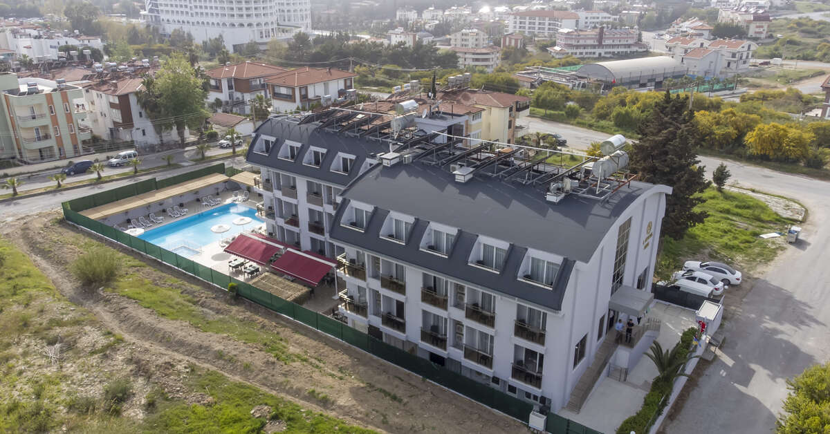 Ein Foto von der Außenansicht des A Hotel Side
