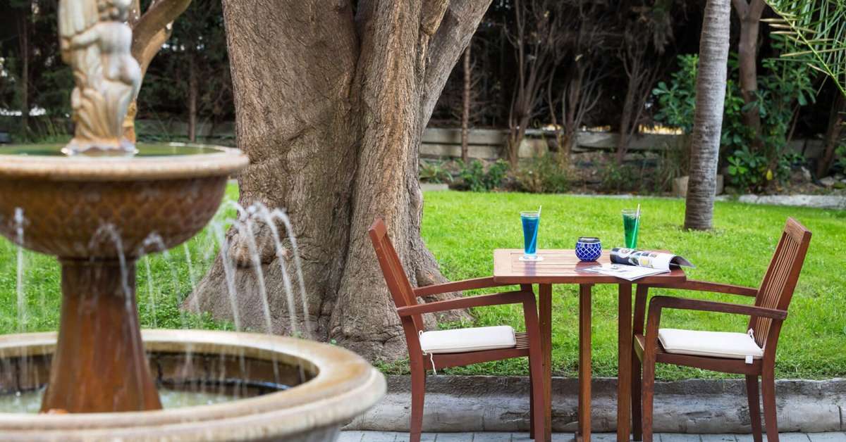 Ein Foto von der Terrasse im Best Western Plus Brice Garden Nice
