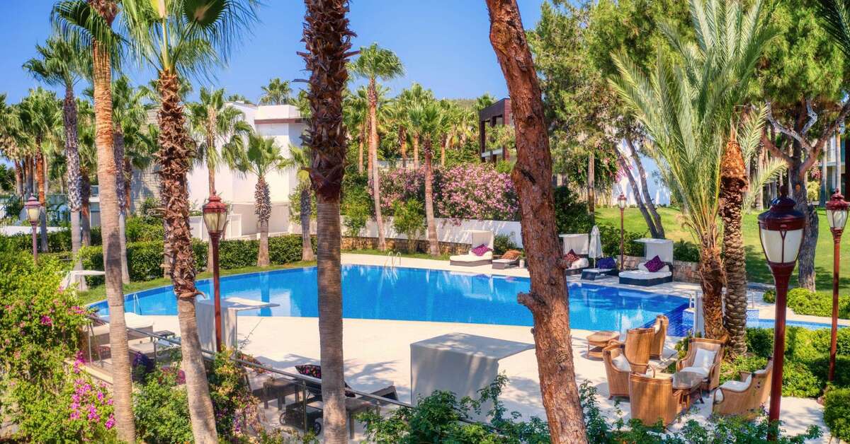 Ein Foto vom Pool im Hillstone Bodrum Hotel & Spa