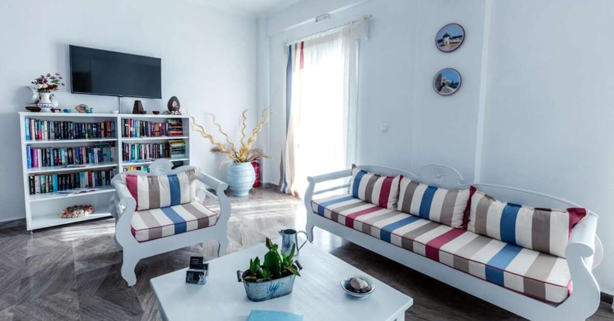 Een foto van het interieur van Selini Hotel