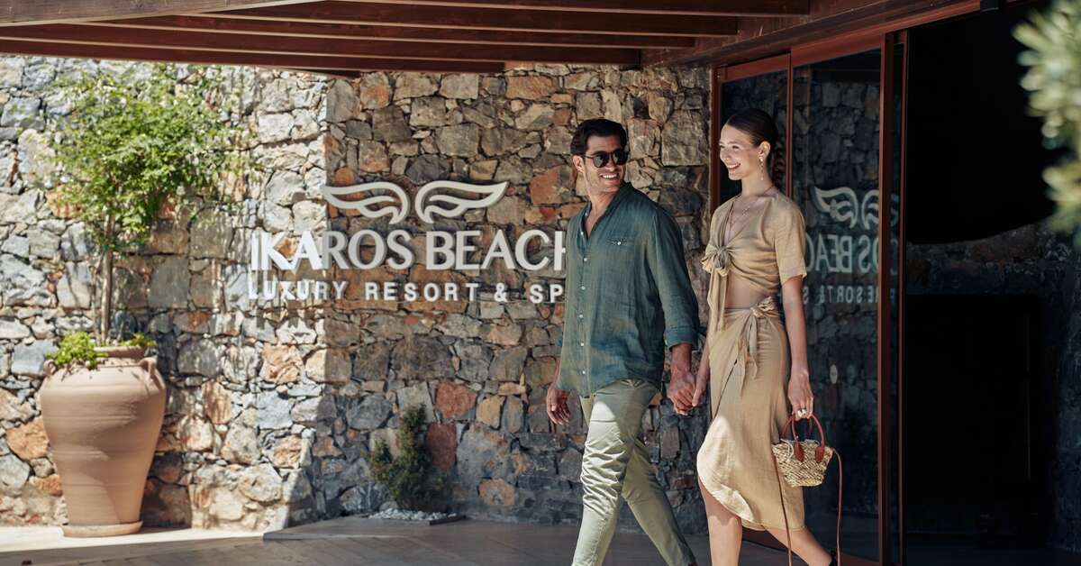 Een foto van de buitenkant van Ikaros Beach Luxury Resort & Spa