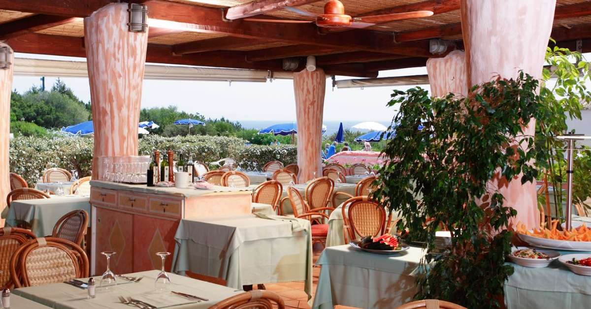 Een foto van de faciliteiten bij Grand Hotel in Porto Cervo