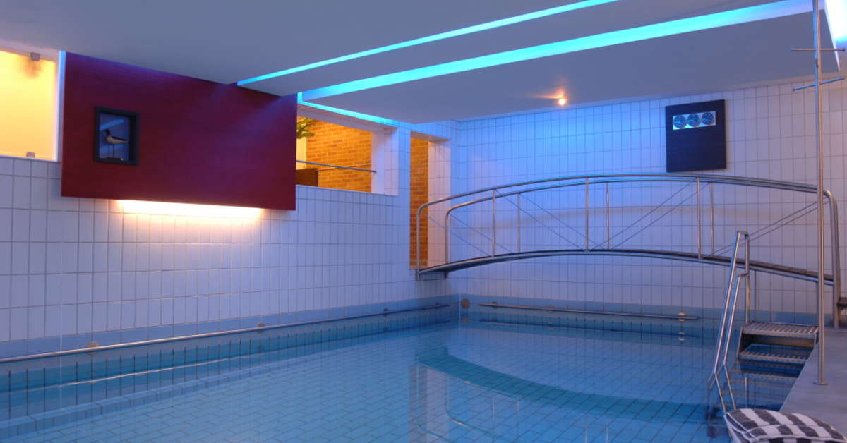 Ein Foto vom Pool im Hotel City Krone