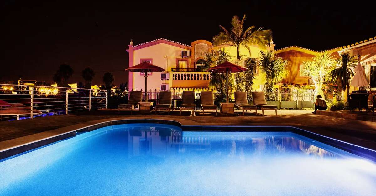 Een foto van het zwembad bij Villas D. Dinis