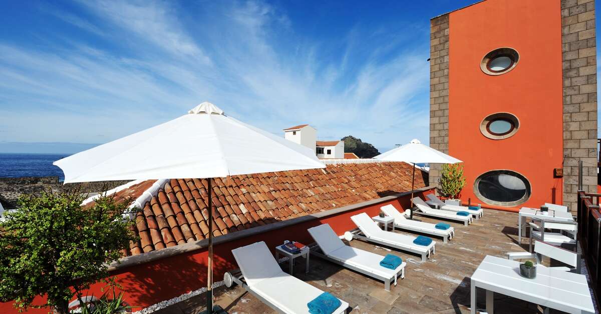Een foto van het terras bij Boutique Hotel San Roque