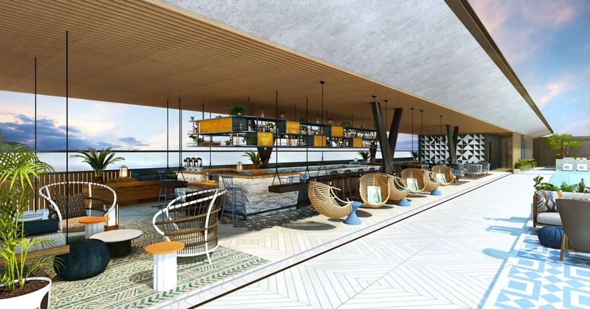 Een foto van het terras bij Canopy by Hilton Cancun La Isla