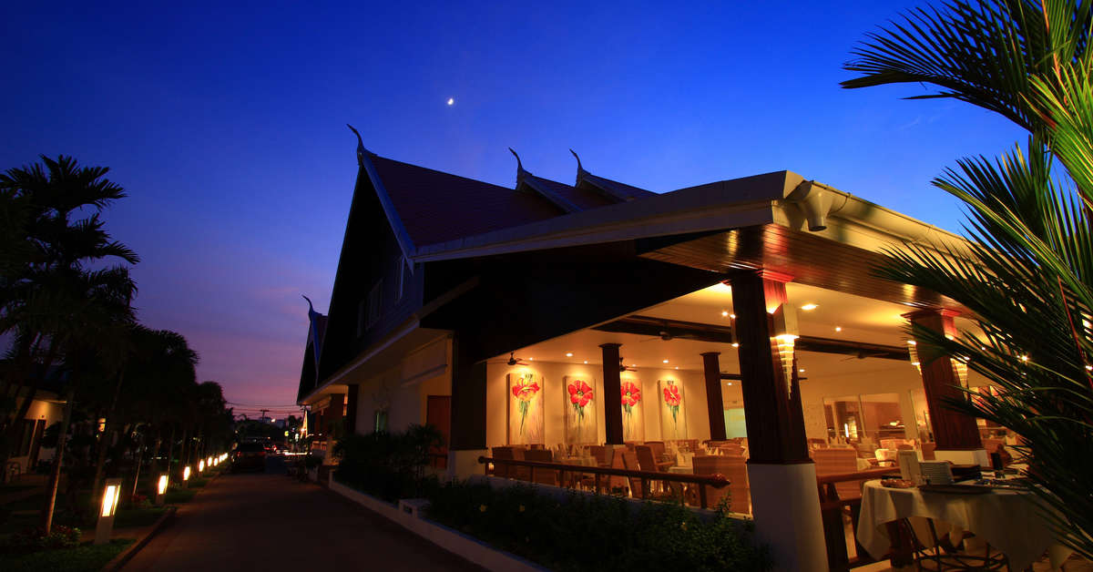 Ein Foto von der Außenansicht des Thai Garden Resort