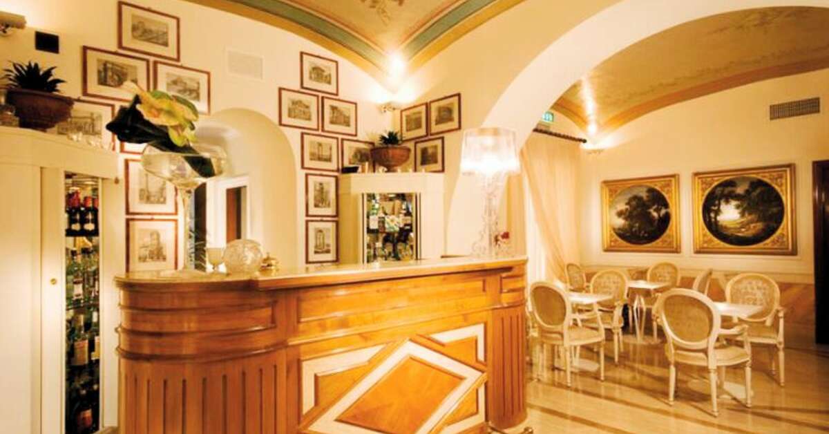 Een foto van het interieur van Hotel Canada