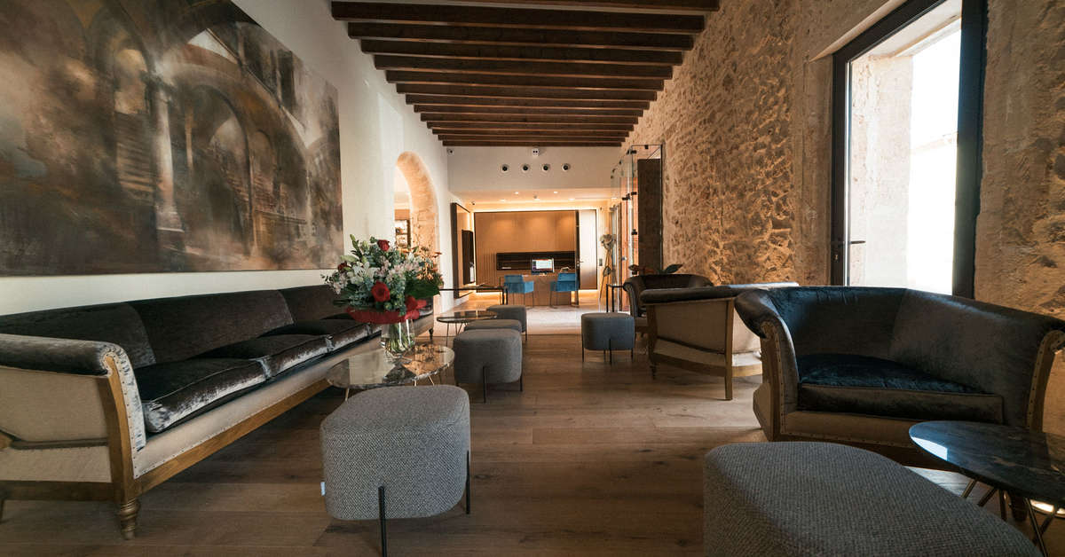 Een foto van het interieur van Sa Creu Nova