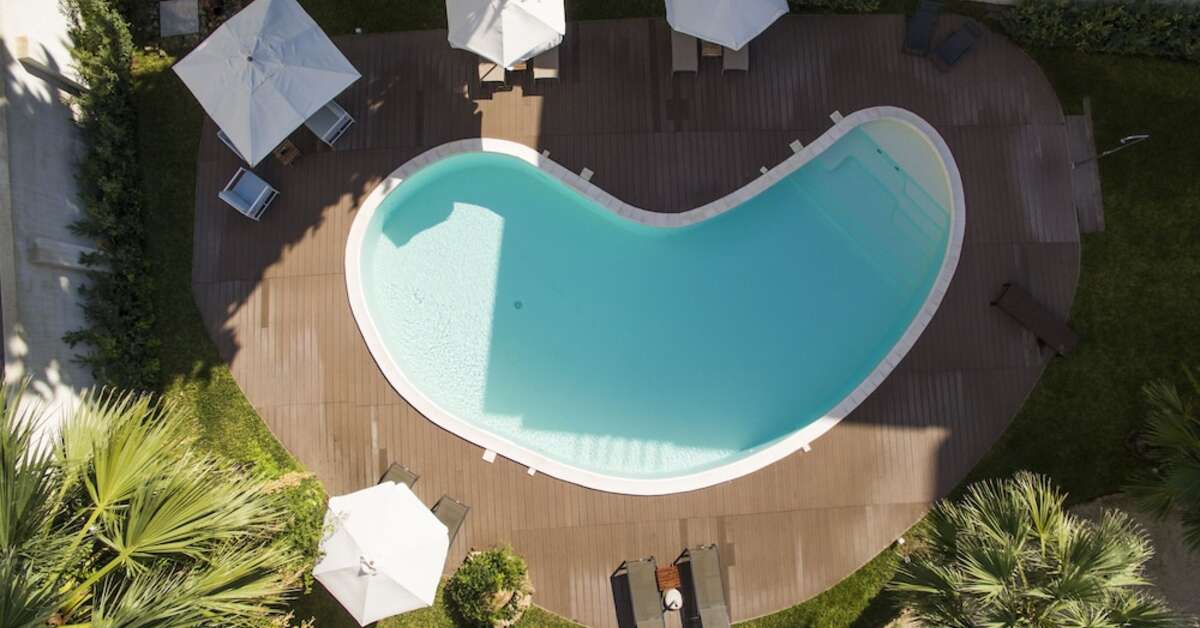 Een foto van het zwembad bij Giardini Mon Plaisir