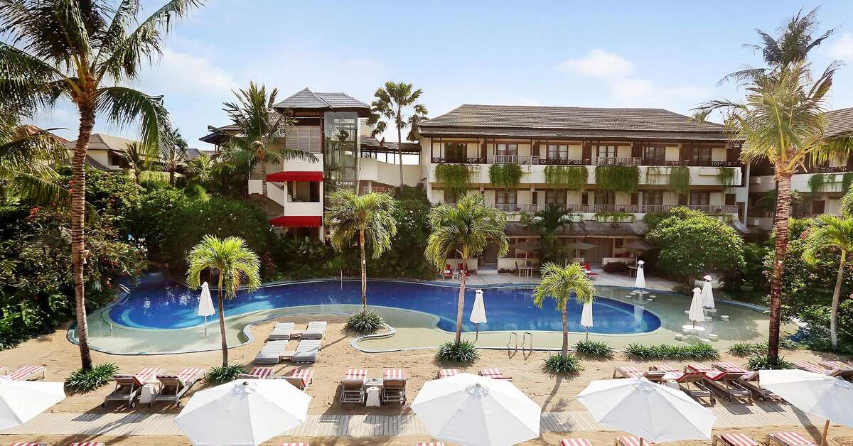 Een foto van het zwembad bij Blu Zea Resort by Double-Six