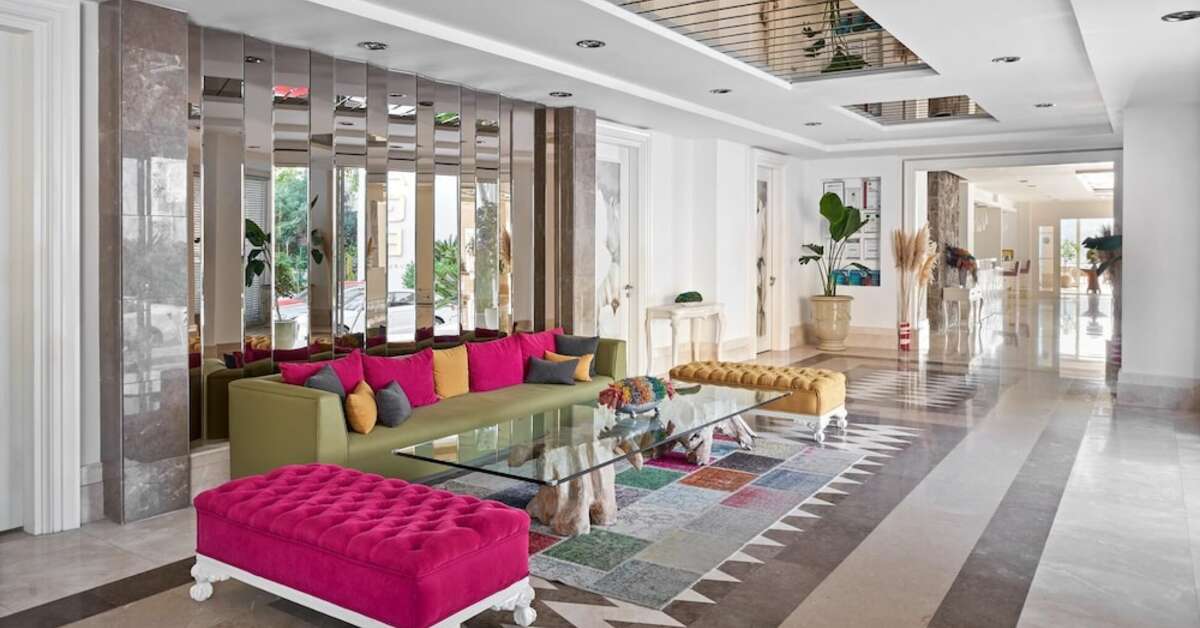 Een foto van het interieur van Agaya Bodrum