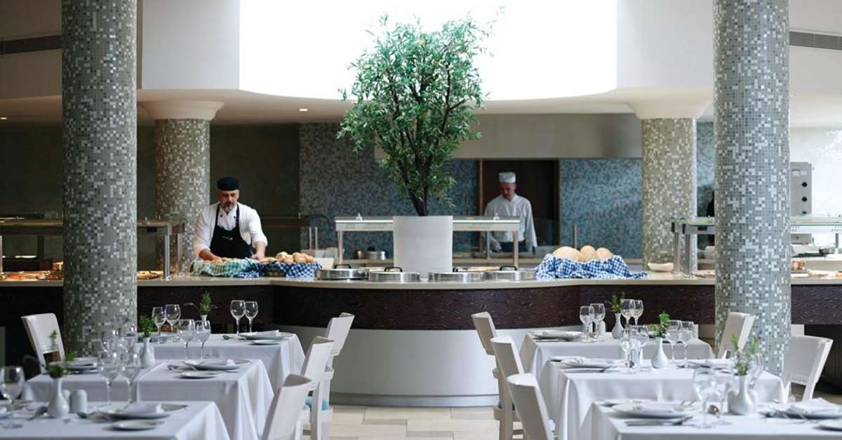 Een foto van de faciliteiten bij Atlantica Oasis Hotel