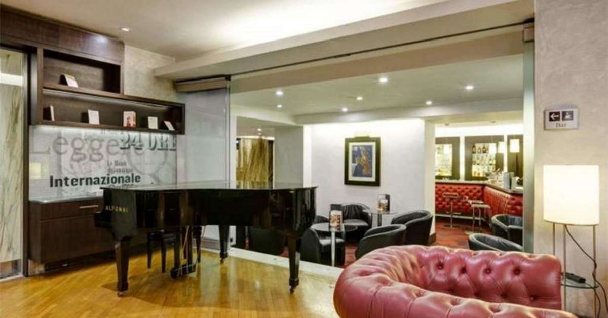 Een foto van het interieur van Best Western Plus Hotel Universo