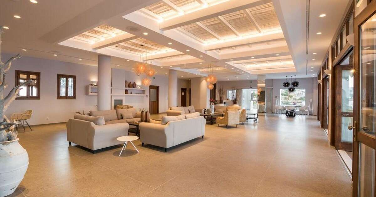 Een foto van het interieur van Aegean Village